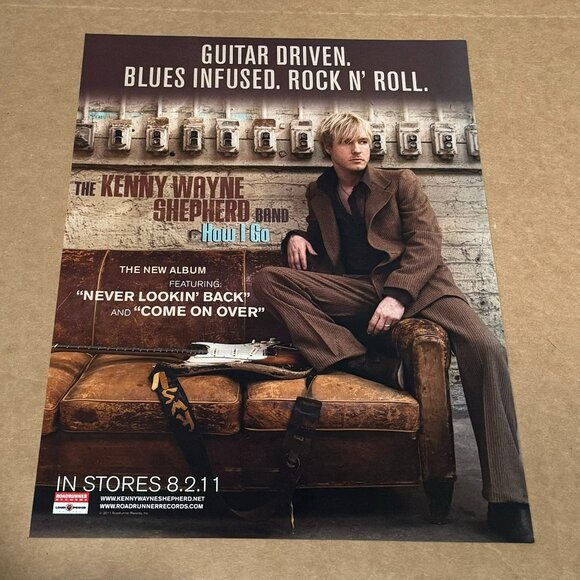 Kenny Wayne Shepherd - Music Print Ad Promo Ad - 2011 - Picture 1 of 1